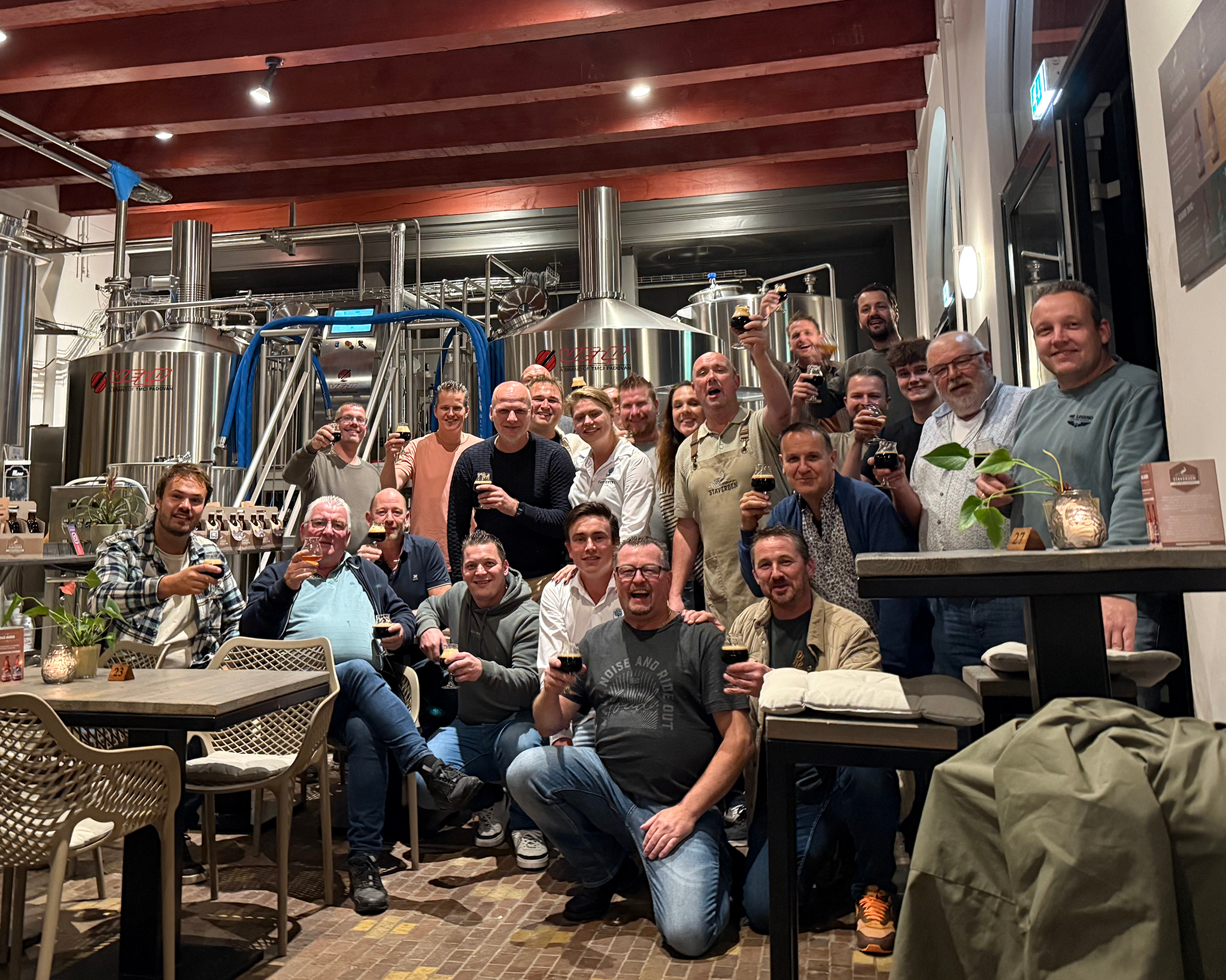 Geslaagde sponsoravond bij Stadsbrouwerij Staverden!