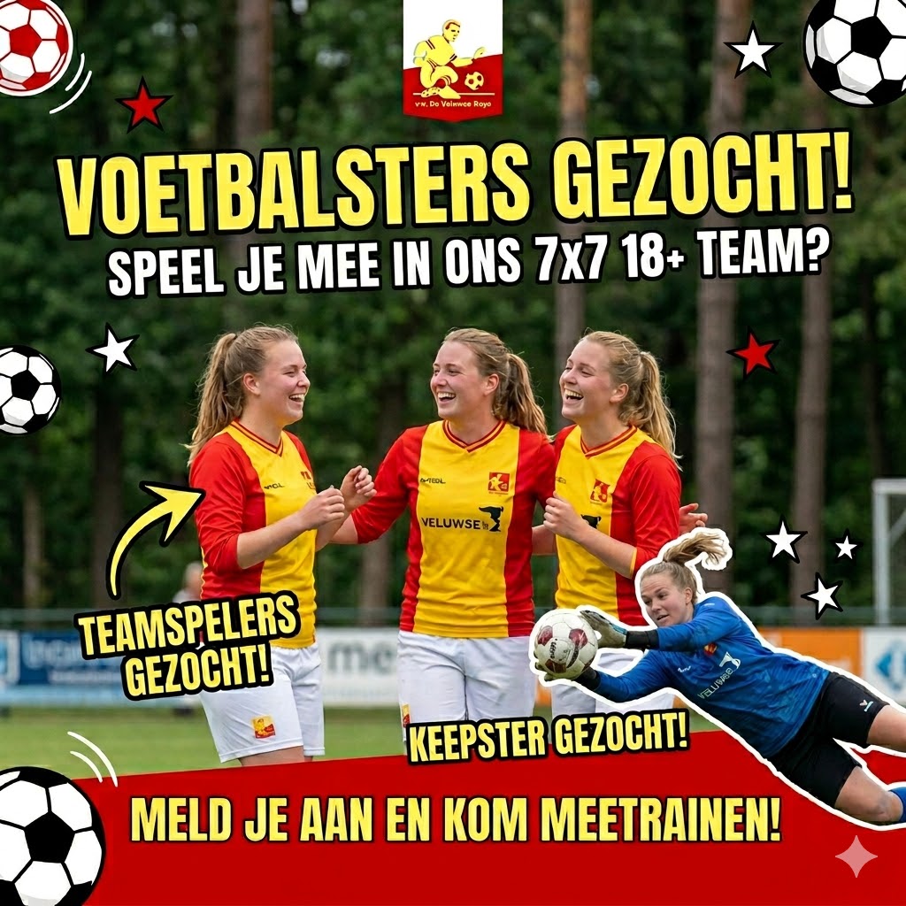 Voetbalsters Gezocht!