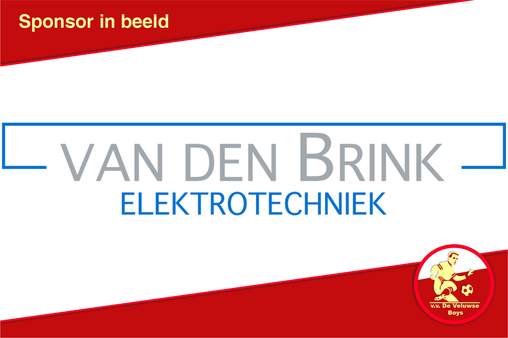 Sponsor in Beeld: Van den Brink Elektrotechniek