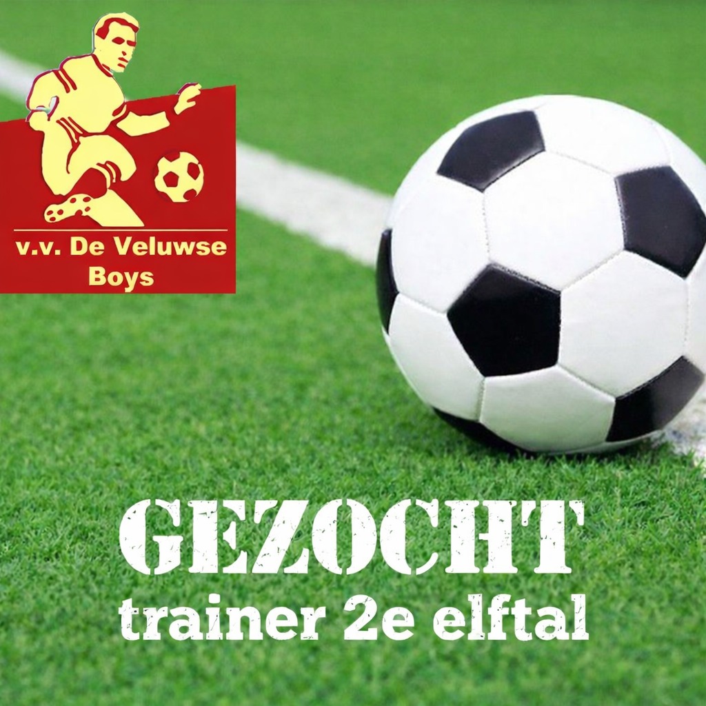 ⚽ *Trainer gezocht voor Veluwse Boys 2!* ⚽