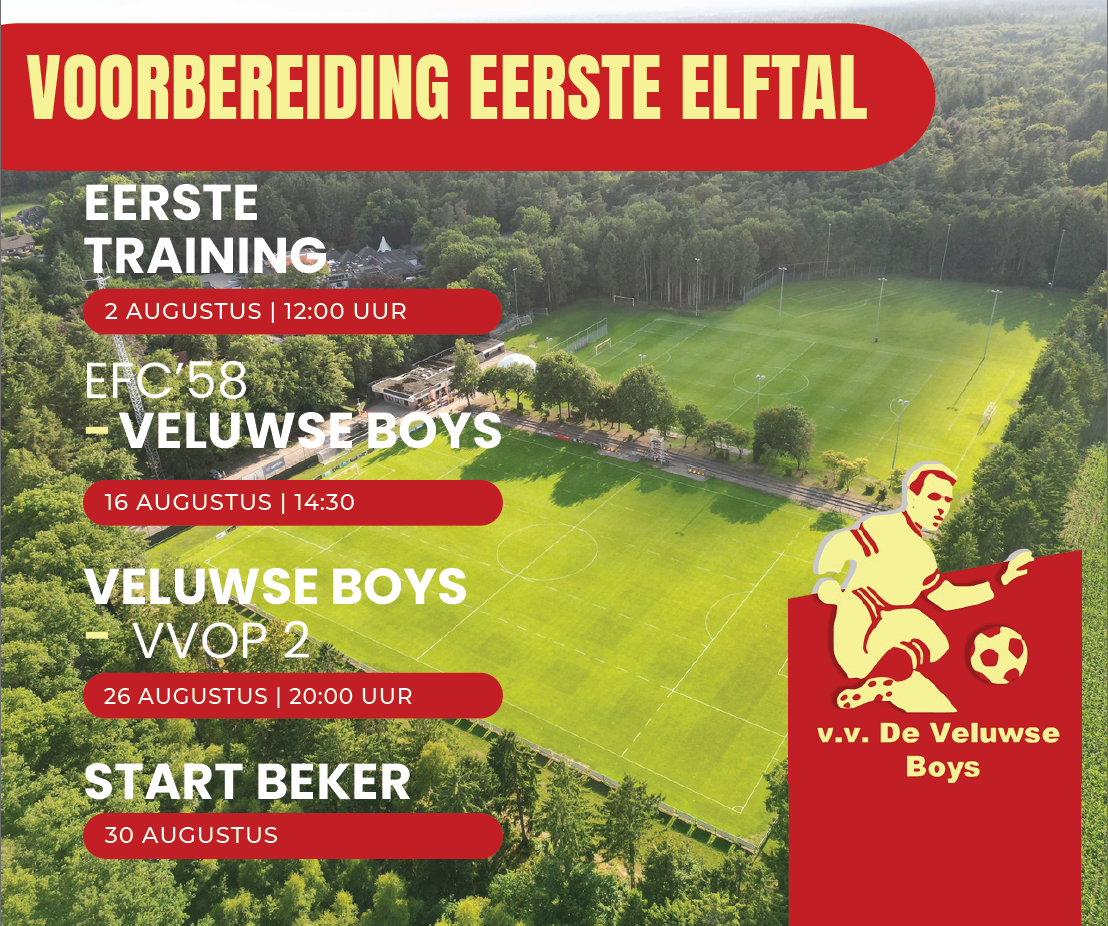 Voorbereiding 1e elftal 2025-2026